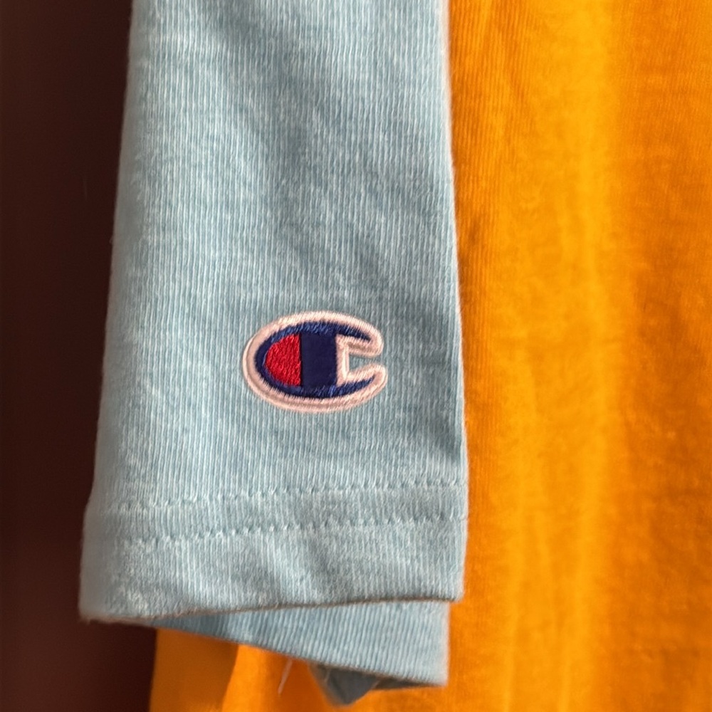 Champion Yellow and Blue T-Shirt - Picture 5 of 6